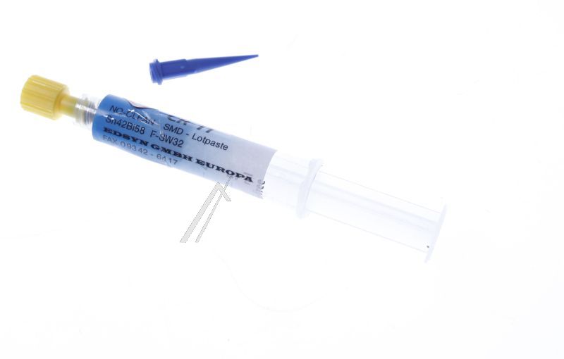 CR 11 SOLDER PASTE SN42BI58 ACCORDING TO F-SW32 (IN 5ML SYRINGE WITH 10G) FOR SMD APPLICATIONS WITH LOW PROCESSING TEMPERATURE