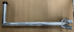 38070 MASTAUSLEGER-STAHL L-FORM 70CM ROHR Ø48MM