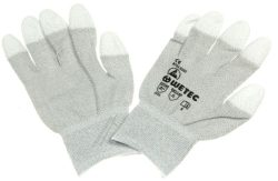 8745.0205 ESD-HANDSCHUH-PAAR GRÖSSE S - NAHTLOS MIT PU-FINGERKUPPEN