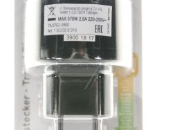 1508500010 REISESTECKER USA => EURO MIT 2,5A SICHERUNG