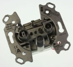 DD 04 M 0650 14566 MULTIMEDIA-STICHDOSE,  5 DB,  1 STÜCK,  3-LOCH,  F-ANSCHLUSS,  TV