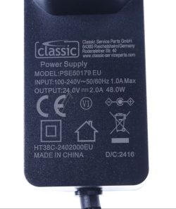 24V-2A PSE50179 EU NETZTEIL /  LADEGERÄT ALTERNATIV FÜR ARIETE,  DELONGHI,   UVM.