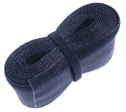 FLEXIBLER KABELKANAL MIT KLETTVERSCHLUSS,  5,0M-32MM,  SCHWARZ
