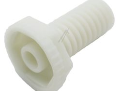 42213007 ADJUSTED FOOT PLS/ WHT RUBBER-GF30