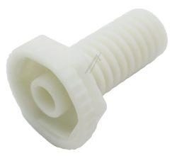 42213007 ADJUSTED FOOT PLS/ WHT RUBBER-GF30