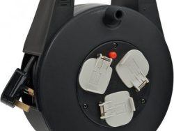 VARIO LINE 1094203 KABELBOX 3-FACH SCHWARZ 15M H05VV-F 3G1,25 GB
