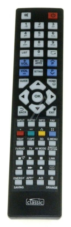 IRC87207 ERSATZFERNBEDIENUNG VORPROGRAMMIERT 1:1
