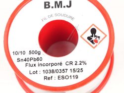 1,0MM 1,0MM LÖTDRAHT 40/ 60 10/ 10 500G CR2 MIT BLEI