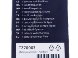 17008381 FILTER ZA VODU,  BRITA INTENZA ZA POTPUNO AUTOMATSKE APARATE ZA KAFU,  SIMENS PAKOVANJE,  SADRŽAJ: 1X FILTER ZA VODU