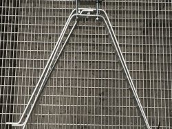 29150 STAHL-WANDHALTER-SET 50CM VERSTELLBARER ABSTAND
