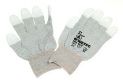 8745.0205 ESD-HANDSCHUH-PAAR GRÖSSE XS -NAHTLOS MIT PU-FINGERKUPPEN
