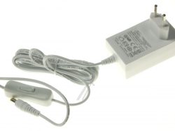 12V-3A-36W PSE50304 EU STECKER-SNT MIT SCHALTER,  5,5X2,1MM HOHLSTECKER,  WEISS