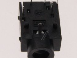 3722-002846 JACK-PHONE:1/ 6,NI, BLACK, ANGLE