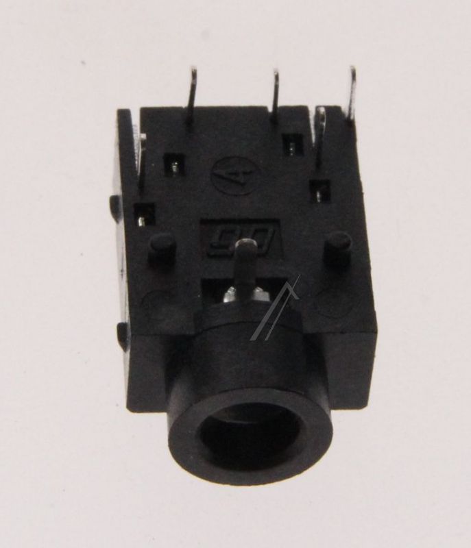 3722-002846 JACK-PHONE:1/ 6,NI, BLACK, ANGLE