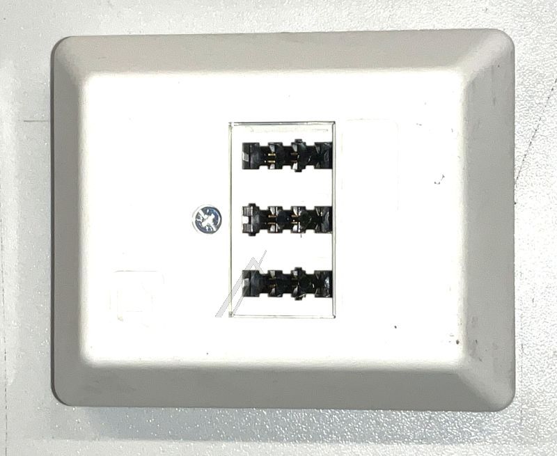10210109 TAE DOSE 3X6 NFN AUFPUTZ REINWEISS