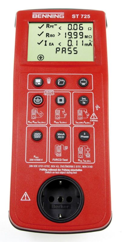 ST725 050316 VDE GERÄTETESTER BENNING