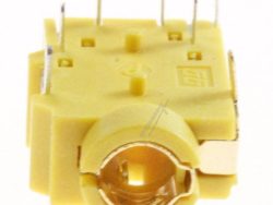 3722-002845 JACK-PHONE:1/ 7P, NI, YELLOW, ANGLE