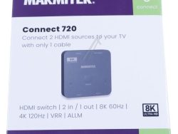 CONNECT 720 25008415 HDMI SWITCH 8K 60HZ – 4K 120HZ – 2 EINGÄNGE /  1 AUSGANG