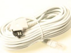 TAE-F ADAPTERKABEL,  RJ-45, 8/ 2, WEISS,  15M