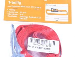 16250700 ZURRGURT SPANNGURT MIT MINI-RATSCHE 4M