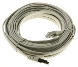 PATCHKABEL CAT7, RJ45, U/ FTP,  GRAU,  10M,  SLIM