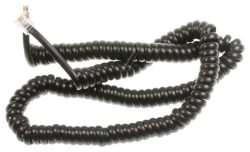TELEFONHÖRERKABEL 4M SCHWARZ-SPIRAL 4/ 4