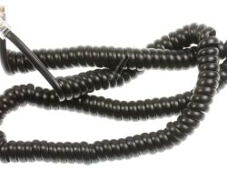 TELEFONHÖRERKABEL 4M SCHWARZ-SPIRAL 4/ 4