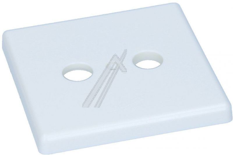 GUZ 400 00610402 DECKEL FÜR 2-LOCH DOSE,  REINWEISS,  80 X 80 MM