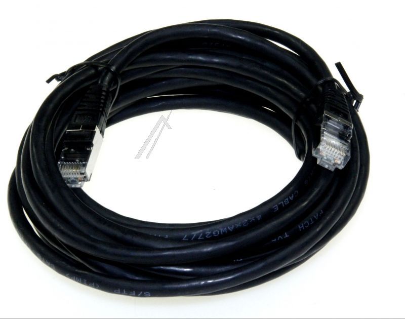 PATCHKABEL CAT6, RJ45, S/ FTP (PIMF),  SCHWARZ,  5M,  LSOH
