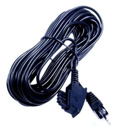 TAE-F-STECKER AUF RJ STECKER (8P2C) SCHWARZ,  10M