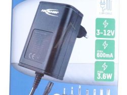 APS 300 1201-0021 STECKERNETZTEIL UNIVERSAL 3-12VDC,  INKL. 7 VERSCH. STECKER