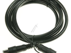 F-QUICK-ANSCHLUSSKABEL 1,5M CLASS A GERADE SCHWARZ