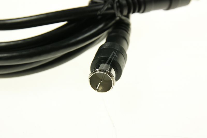 F-QUICK-ANSCHLUSSKABEL 2,5M CLASS A GERADE SCHWARZ