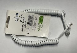 TELEFONHÖRERKABEL 2,0M GEWENDELT 4/ 4