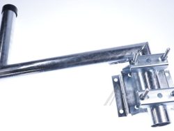 24245 STAHL-WANDHALTER WINKEL VARIABLER ABSTAND BIS 45CM
