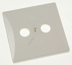 ESZ 52 274227 ABDECKPLATTE 2-LOCH 80X80MM REINWEISS
