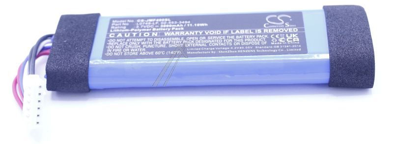 3,7V-3000MAH LI-POLYMER AKKU FÜR JBL FLIP 3 SE MIT 6 ANSCHLUSSKABELN