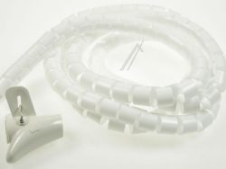 18842 SPIRALSCHLAUCH MIT EINZIEHWERKZEUG 2,5 M X 30 MM WEISS