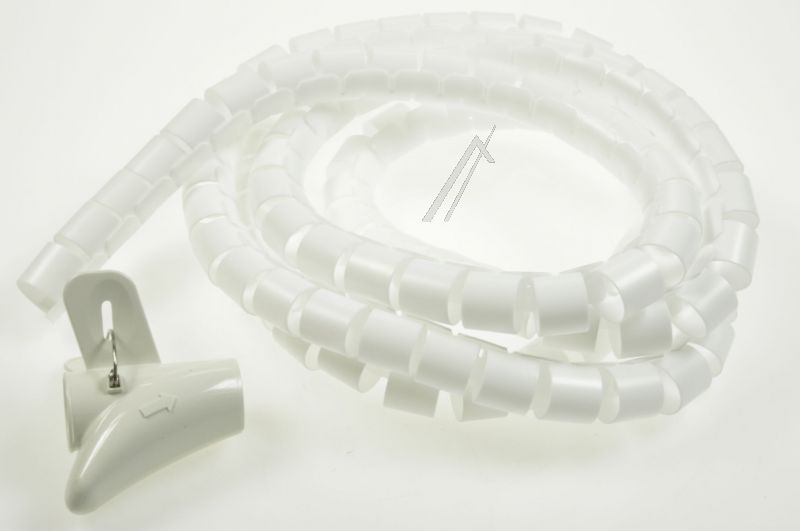 18842 SPIRALSCHLAUCH MIT EINZIEHWERKZEUG 2,5 M X 30 MM WEISS