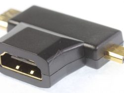 65446 ADAPTER HDMI-A BUCHSE > HDMI-C    HDMI-D STECKER