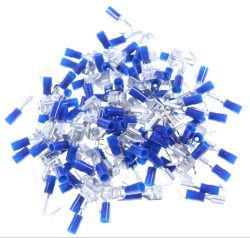 1,5-2,5MM² F 606638 I FLACHSTECKHÜLSE 6,3MM MIT ABZWEIG 100STK. BLAU