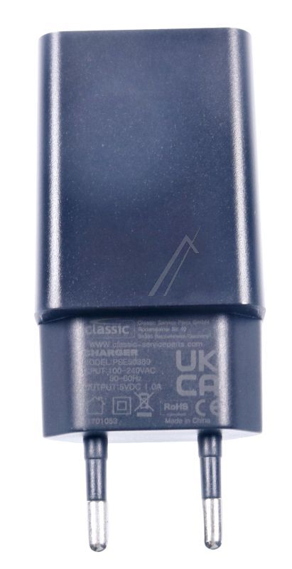 5V-1,0A PSE50389 EU USB-LADEGERÄT/ NETZTEIL MIT 1 USB-ANSCHLUSS 1A, 5W