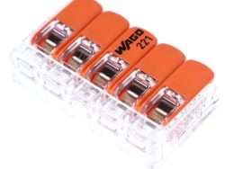 WAGO 221-615-1 VERBINDUNGSKLEMME 1 STÜCK FÜR 5-LEITER BIS 6MM²