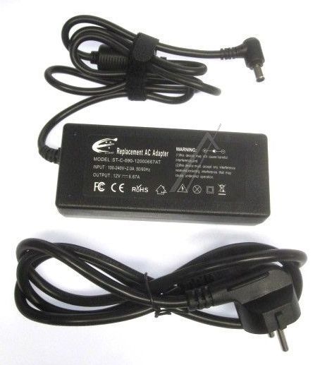 NTLCD12V80W64N TISCHNETZTEIL HOHLSTECKER MIT INNENPIN 12V-6,66A