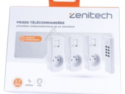 223131 PACK DE 3 PRISES TÉLÉCOMMANDÉES AVEC TÉLÉCOMMANDE,  FRANKREICH
