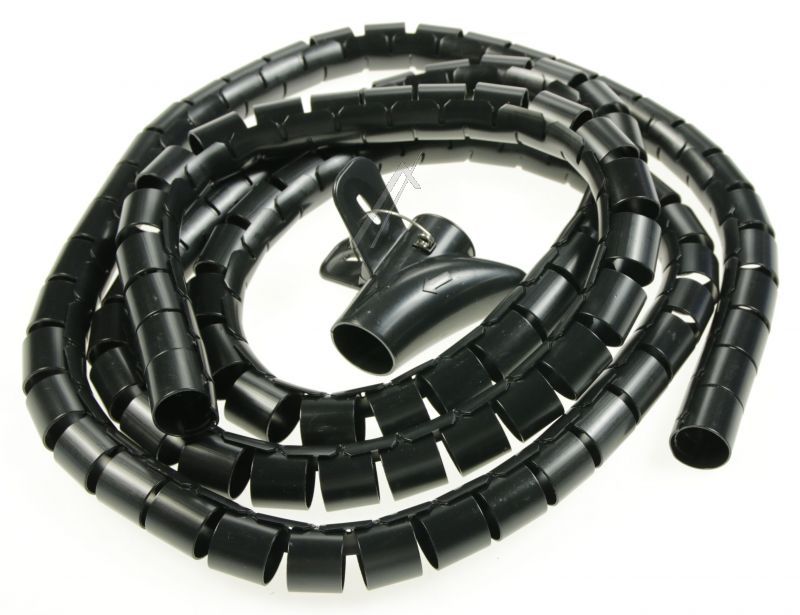 18838 SPIRALSCHLAUCH MIT EINZIEHWERKZEUG 2,5 M X 30 MM SCHWARZ