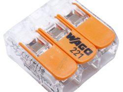 WAGO COMPACT 221-413 COMPACT VERBINDUNGSKLEMME 1 STÜCK FÜR 3-LEITER BIS 4MM²