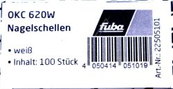 OKC 620W 22505101 100 STCK. NAGELSCHELLE 5-7MM ,20MM NAGEL WEISS