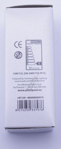 C00312322 484000000979 SIJALICA ZA FRIŽIDER 15W_LRT139 D E F GB I
