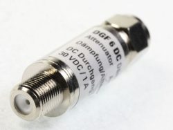 DGF 6 DC 7124105 F-DÄMPFUNGSSTECKER,  6 DB,  DC-DURCHGANG